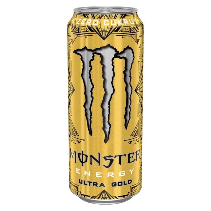 Энергетический напиток Monster Energy Ultra Gold со вкусом ананаса, 500 мл х 12 шт