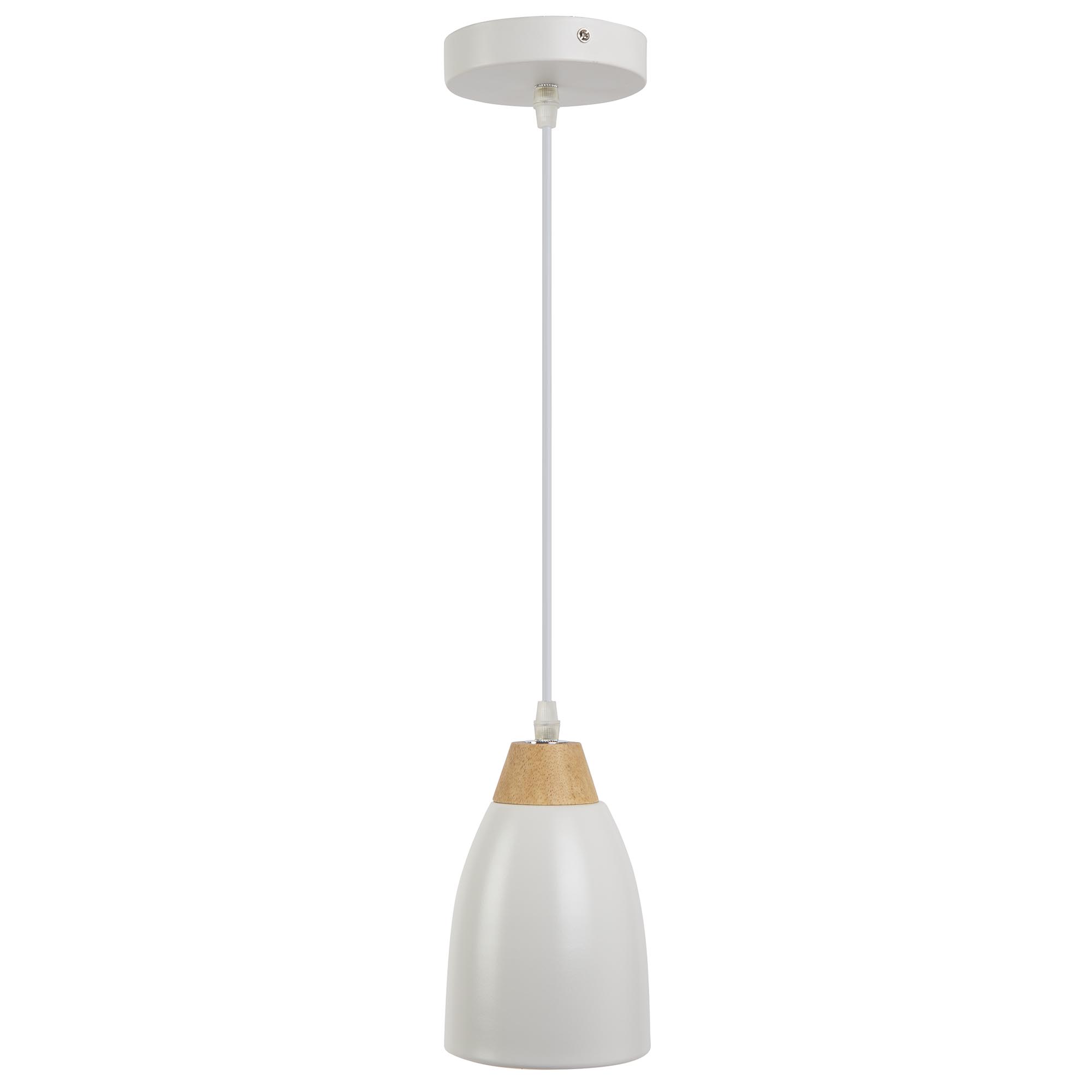 

Подвесной светильник HIPER H035-0 E27 60Вт WHITE/WOOD