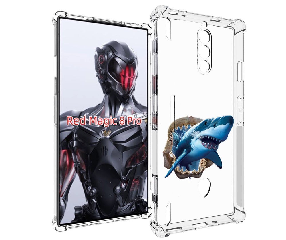 

Чехол MyPads челюсти для ZTE Nubia Red Magic 8 Pro / Red Magic 8 Pro Plus, Tocco