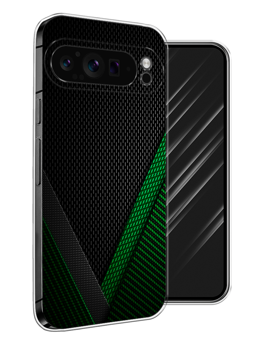 

Чехол Awog на Google Pixel 9 Pro "Зеленый карбон", Черный;зеленый, 272050-1