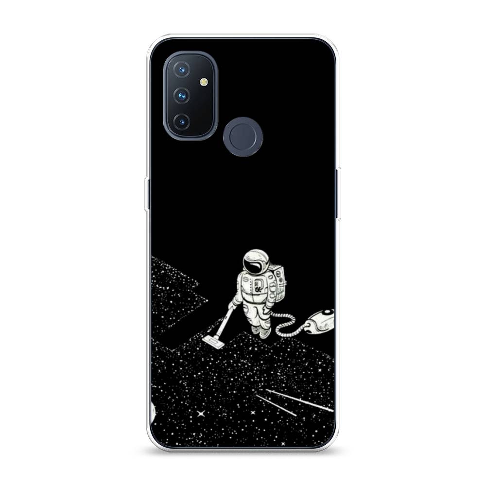 фото Чехол awog "космонавт с пылесосом" для oneplus nord n100