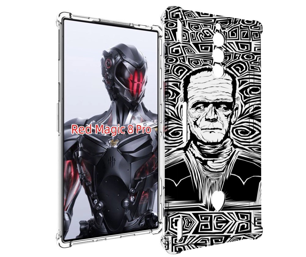 

Чехол MyPads франкенштейн черно белый для ZTE Nubia Red Magic 8 Pro / Red Magic 8 Pro Plus, Tocco