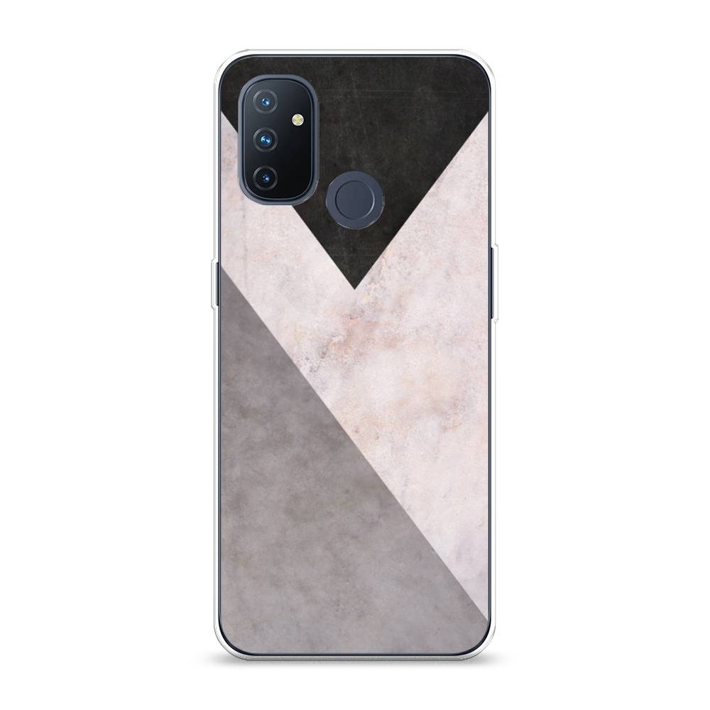 

Чехол Awog на OnePlus Nord N100 / ВанПлас Nord N100 "Геометричный мрамор", Бежевый, 152450-3