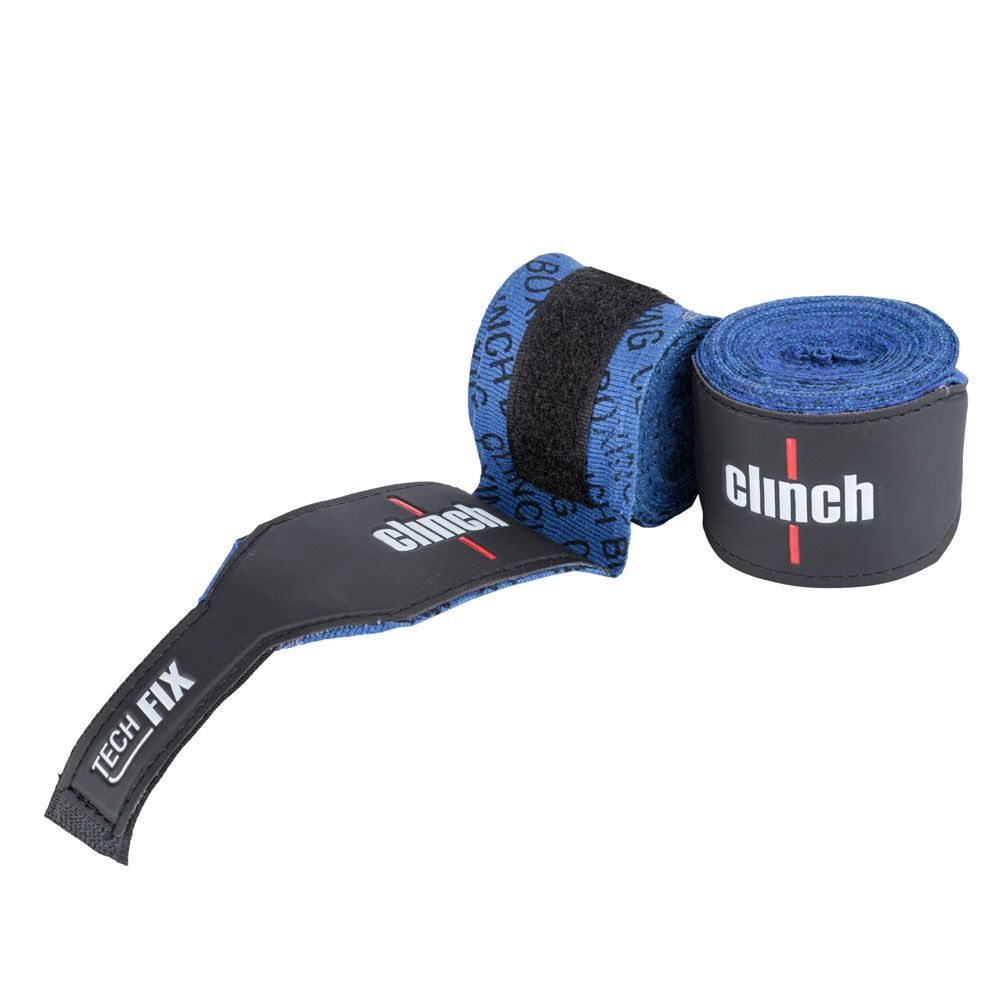 Бинты эластичные Clinch Boxing Crepe Bandage Tech Fix (4.5 метра, Синий)