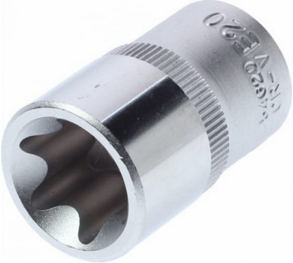 

Головка E20 Внешний Torx 1/2Dr Короткая Force 54620 FORCE 54620