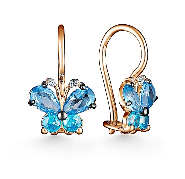 

Серьги из серебра с фианитом Veronika С639-211М2, С639-211М2