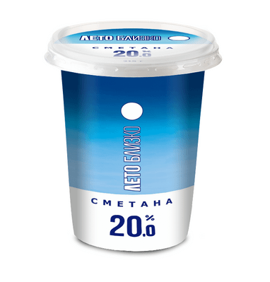 

Сметана Лето близко 20% БЗМЖ 315 г