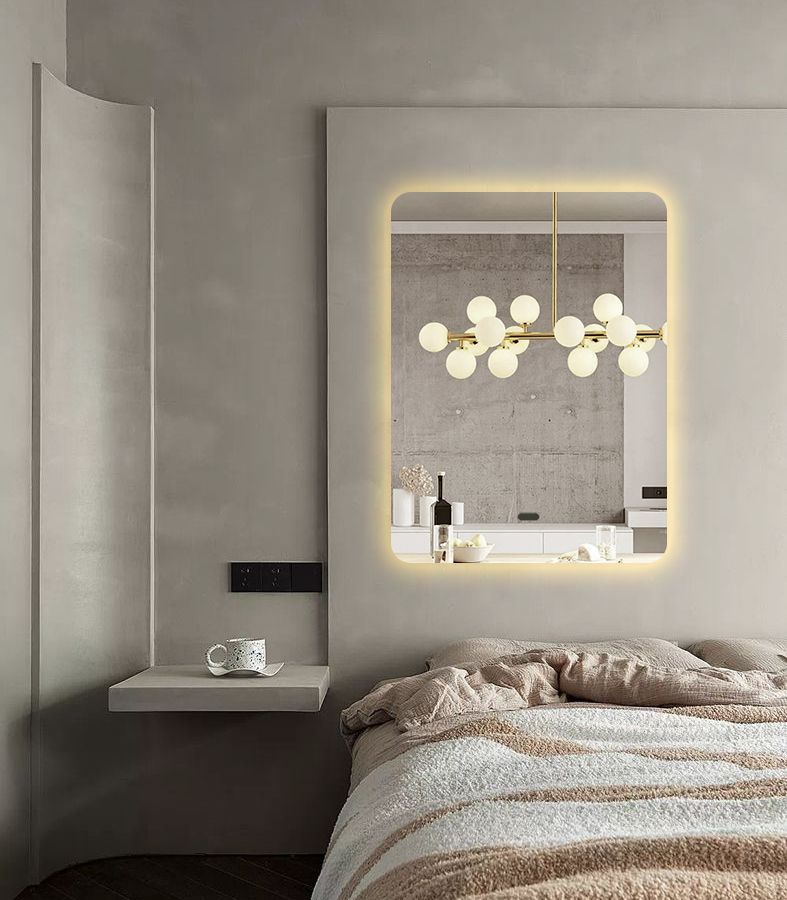 Зеркало для ванной Prisma 120x100 с тёплой подсветкой, P/V/120-100/3kвзмах