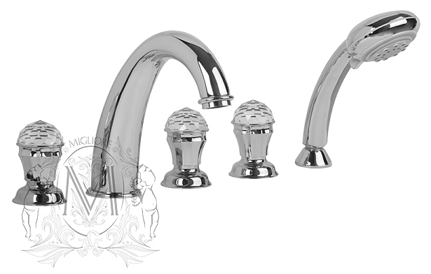 

Смеситель Migliore Korona Swarovski ML.KRN-4780 Cr для ванны