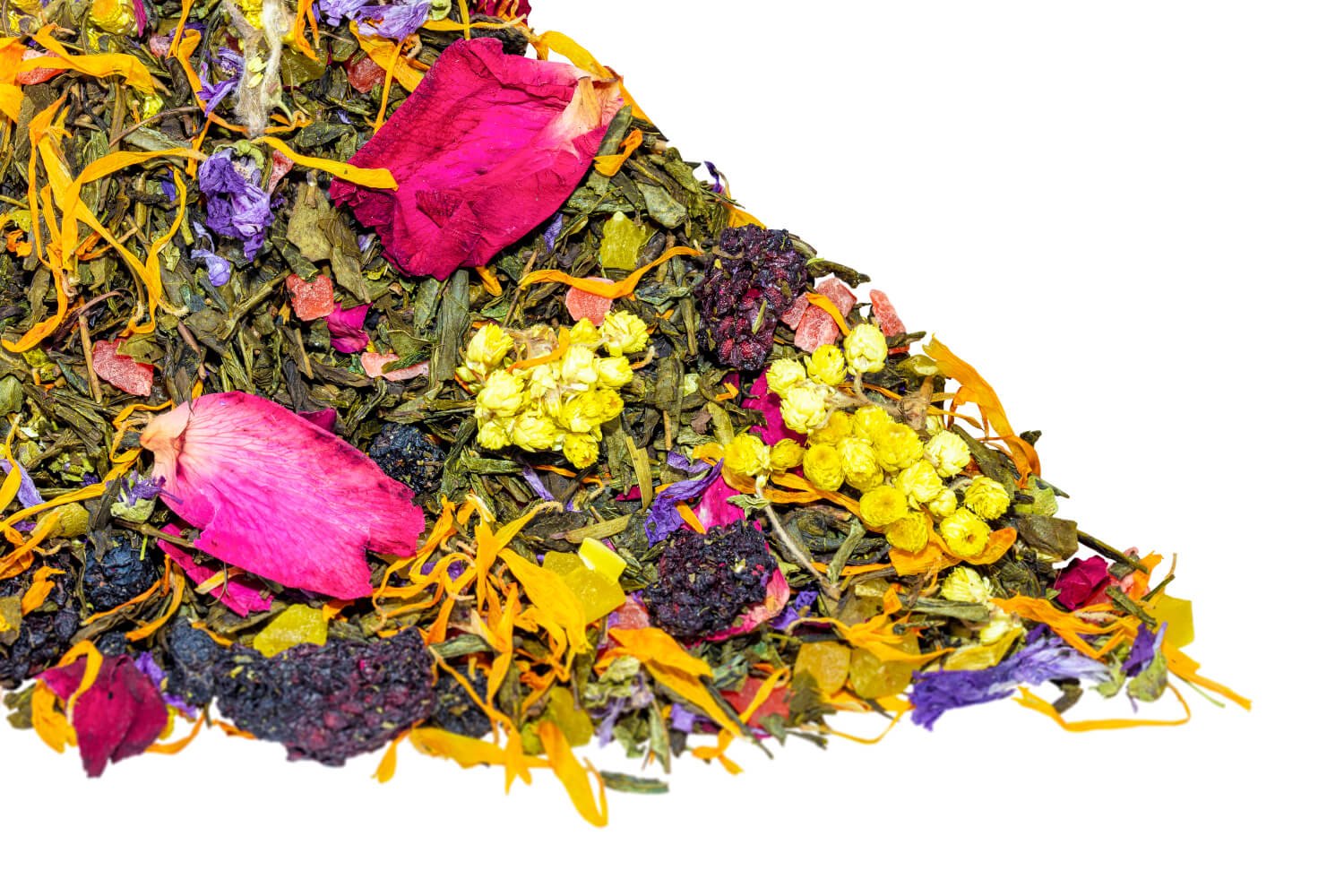 

Свеже купажированный зеленый чай Чай с цветами 500 гр