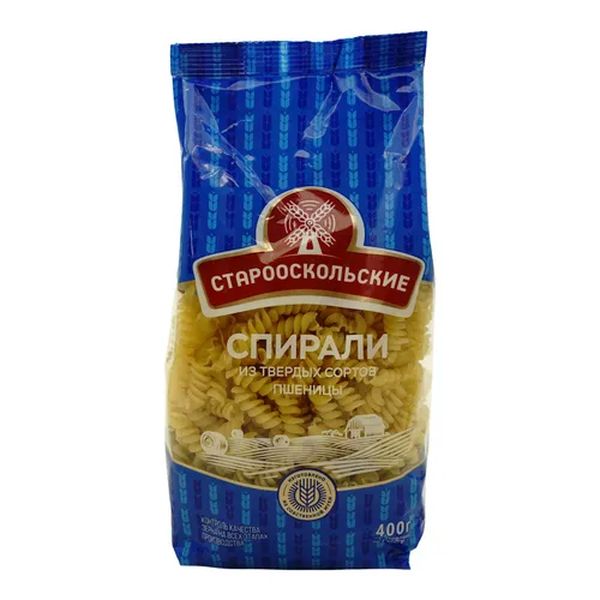 

Макаронные изделия Старооскольские Спирали 400 г