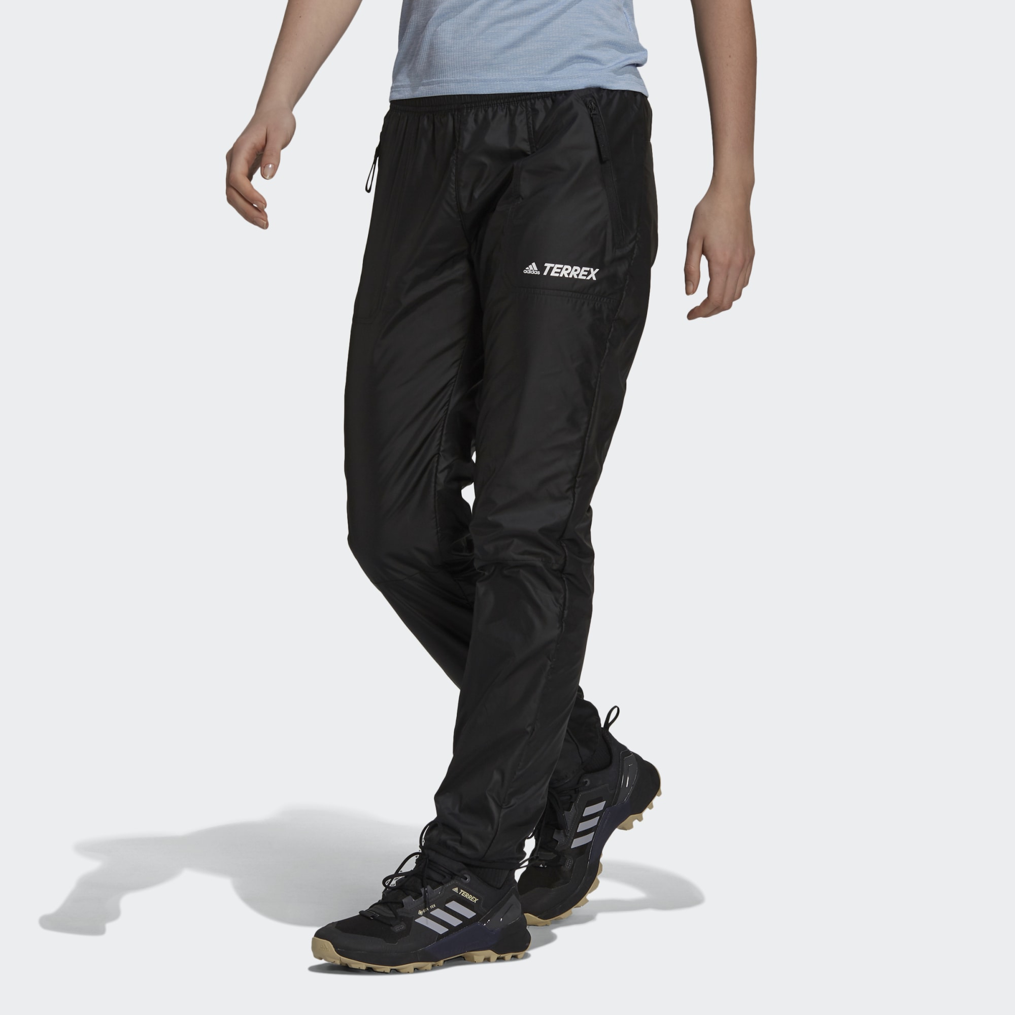 фото Спортивные брюки женские adidas gu8962 черные 32 de