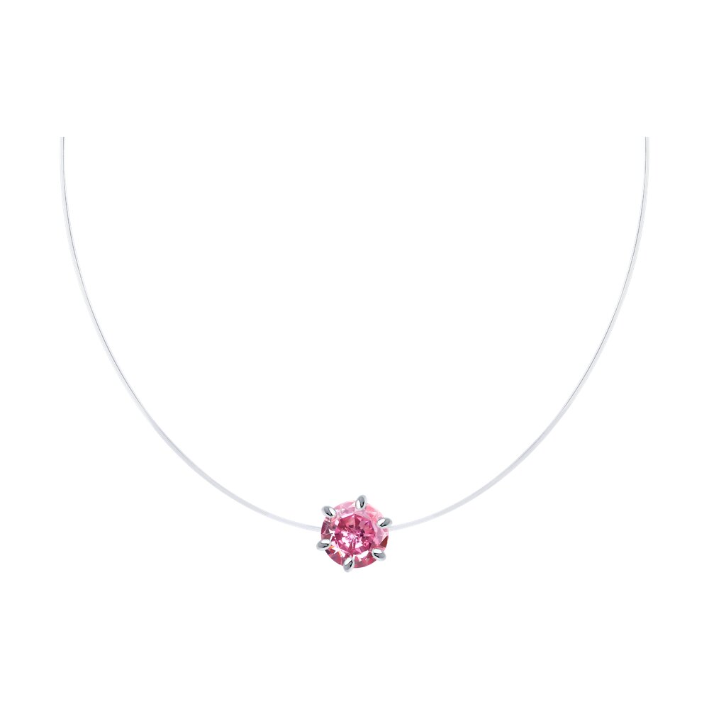 

Колье из серебра 50 см Diamant 94-170-02181-3, фианит, 94-170-02181-3