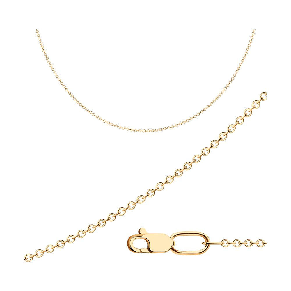 

Цепочка из серебра 40 см SOKOLOV 988510300, 988510300