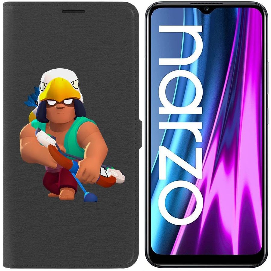 

Чехол-книжка Eco Book для Realme Narzo 50i Brawl Stars-Бо