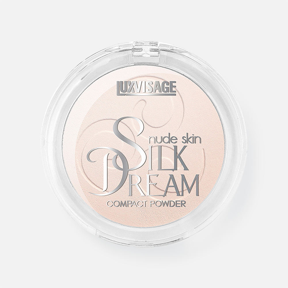 Пудра для лица Luxvisage Silk Dream nude skin компактная, №01 Фарфоровый, 10 г