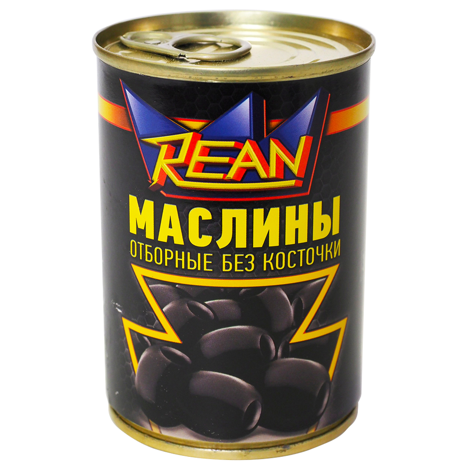 

Маслины Rean черные без косточки 280 г