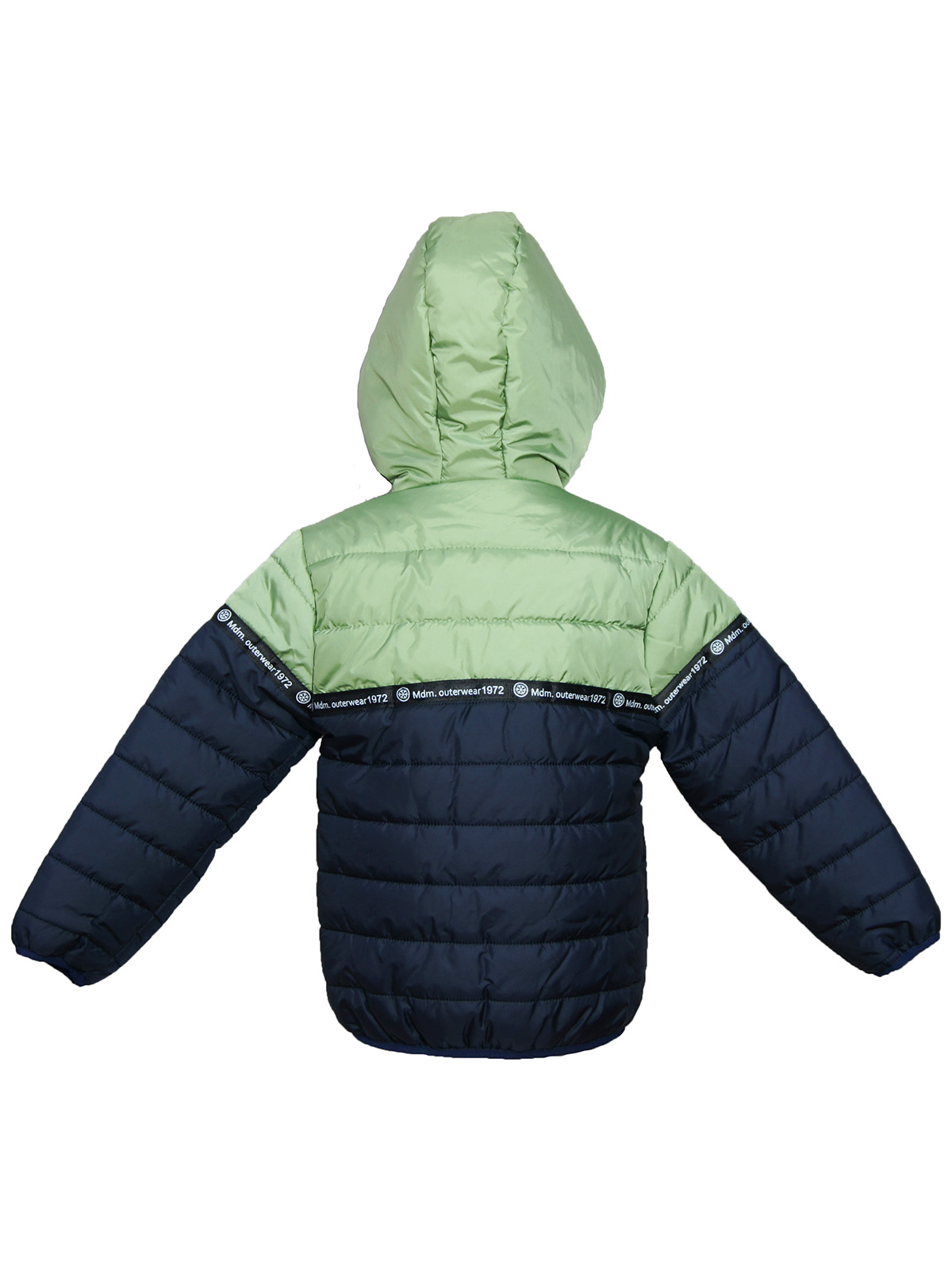 Куртка детская MDM MIDIMOD GOLD 20860, зеленый, 134 стеганая куртка молочного а bacon детская