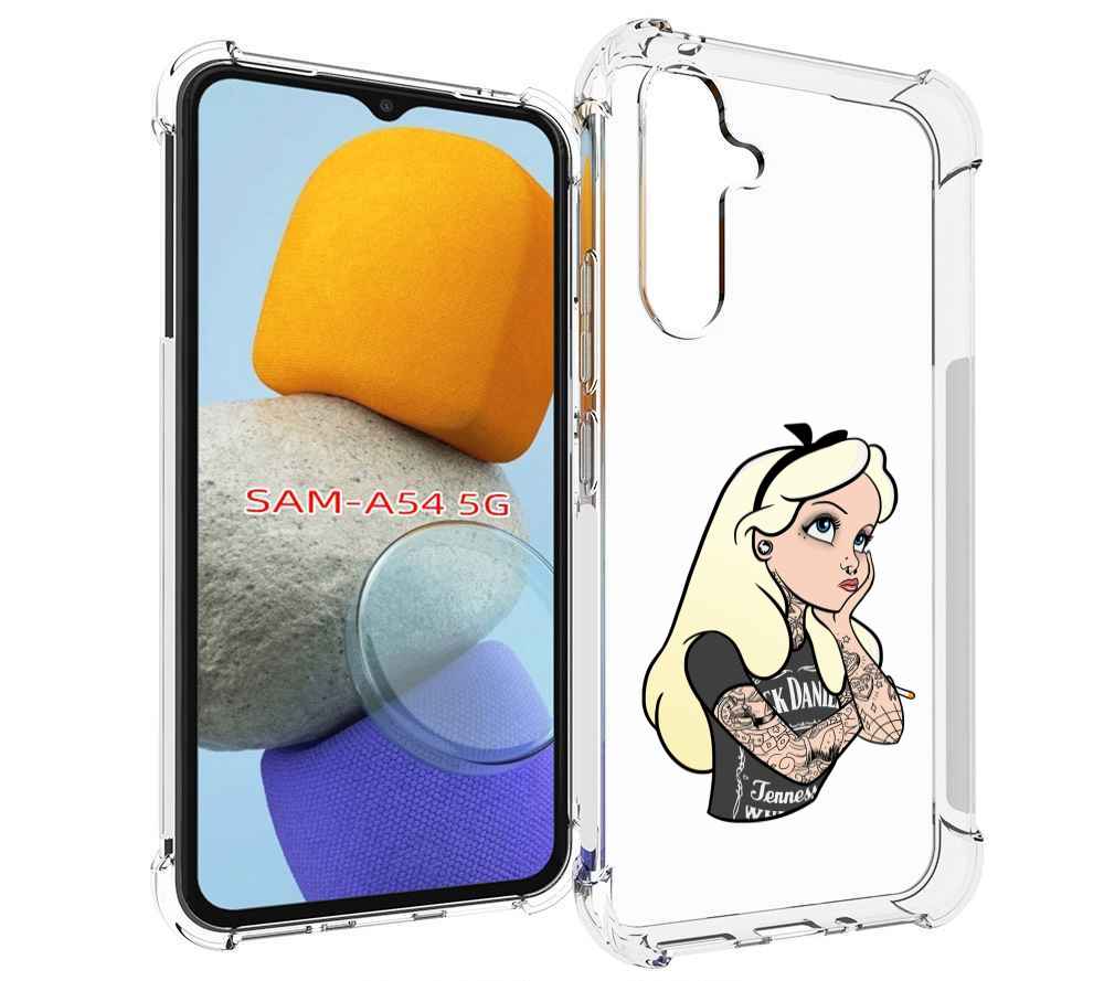 

Чехол MyPads принцесса-в-татуировках женский для Samsung Galaxy A54, Tocco