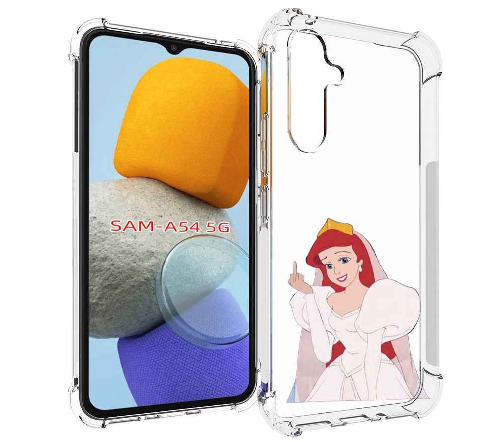 

Чехол MyPads принцесса-Русалочка-Ариель женский для Samsung Galaxy A54, Tocco