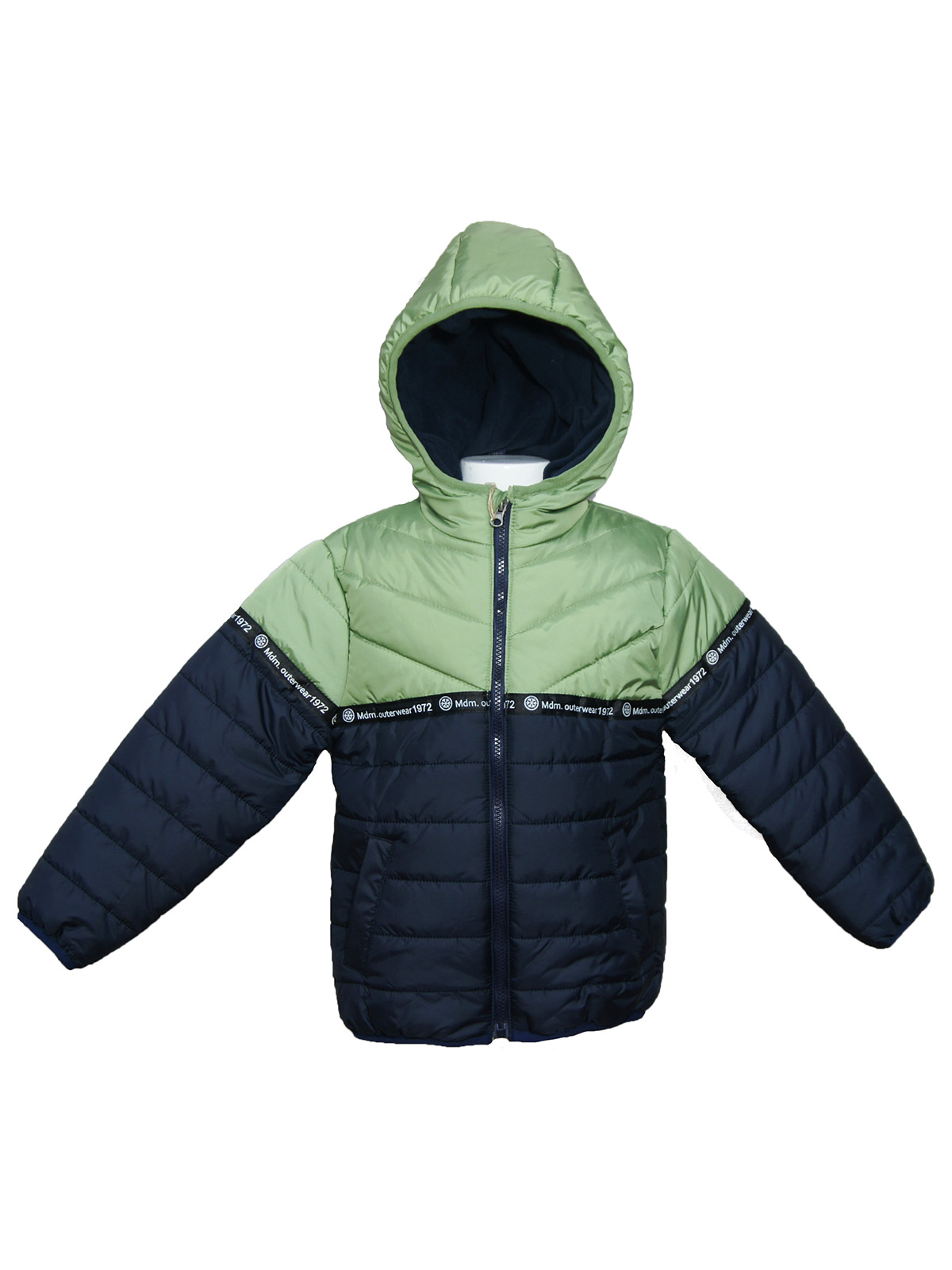 Куртка детская MDM MIDIMOD GOLD 20860, зеленый, 116