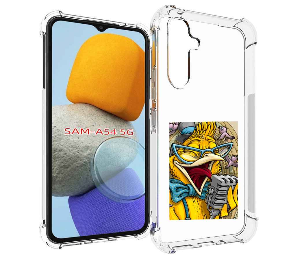 

Чехол MyPads поющая птичка для Samsung Galaxy A54, Tocco