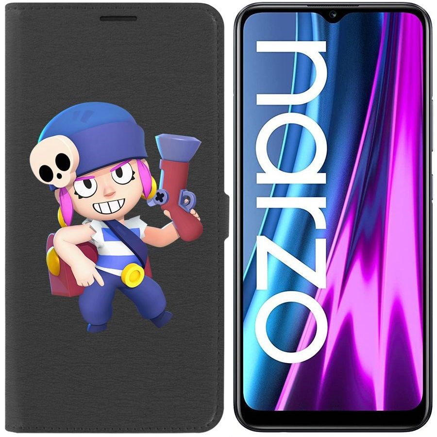 

Чехол-книжка Eco Book для Realme Narzo 50i Brawl Stars-Пенни