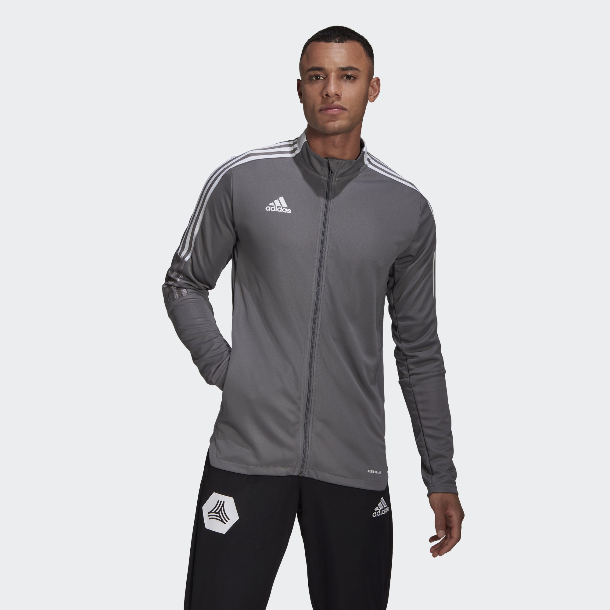 

Толстовка мужская Adidas GM7306 серая L, GM7306