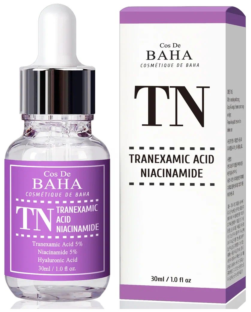 Сыворотка COS DE BAHA Tranexamic Acid Niacinamide для лица с транексамовой кислотой, 30 мл