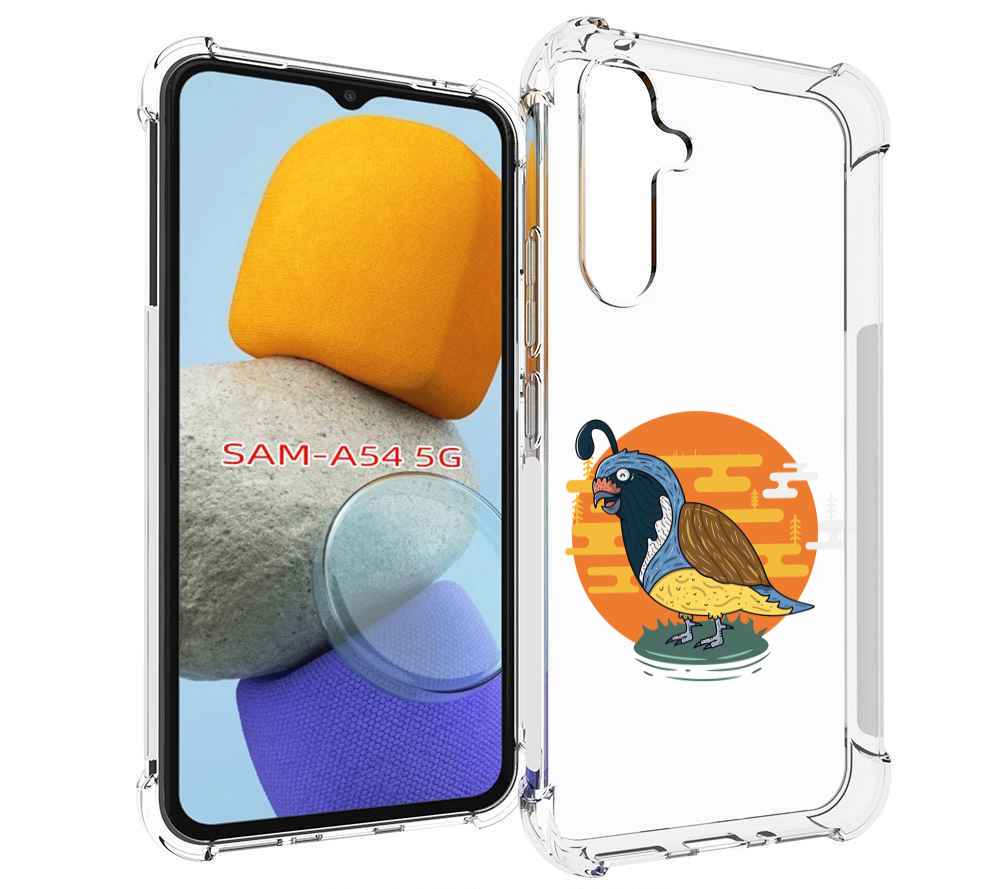 

Чехол MyPads попугай-на-острове для Samsung Galaxy A54, Tocco