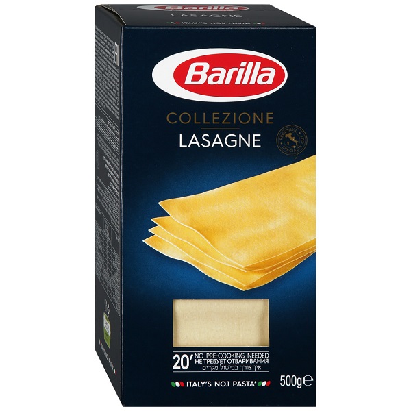 фото Макаронные изделия barilla "лазанья" 500г