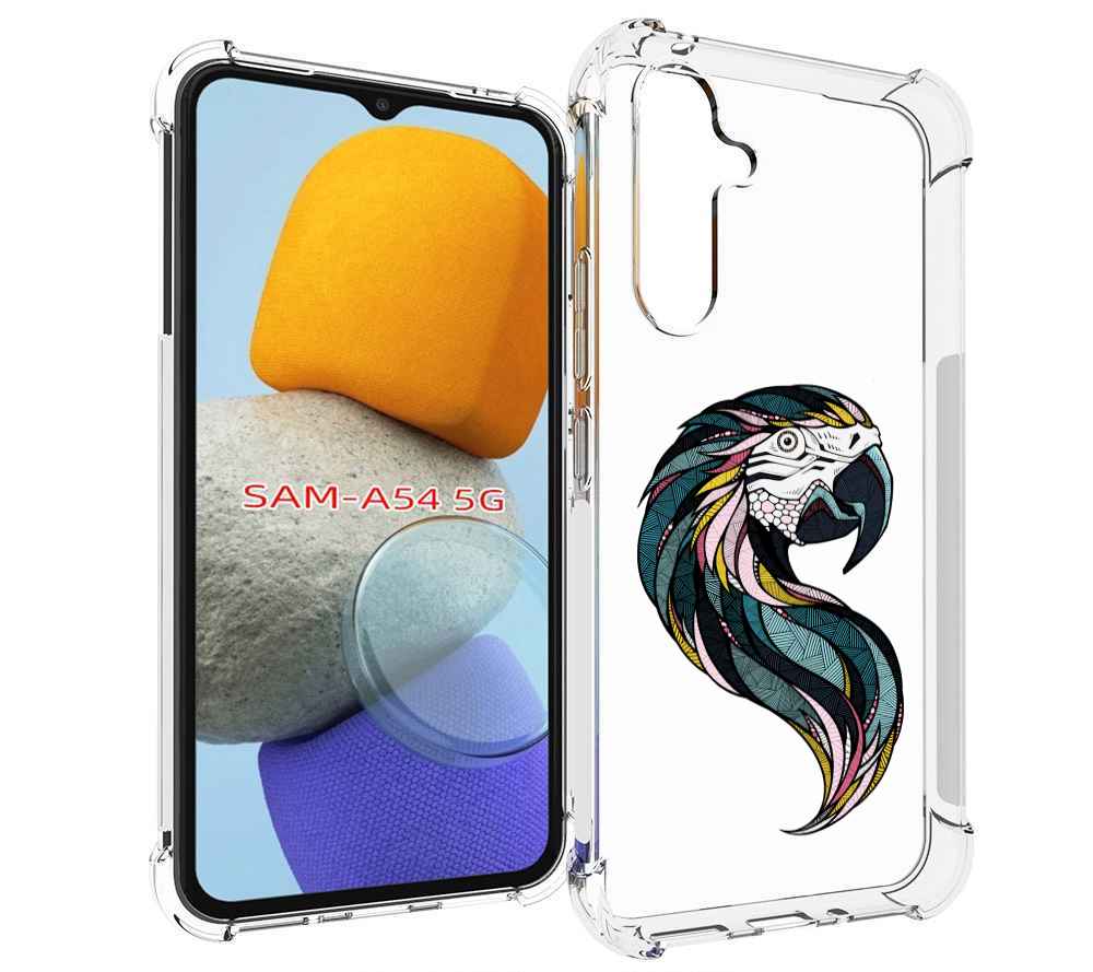 

Чехол MyPads полупопугай для Samsung Galaxy A54, Tocco