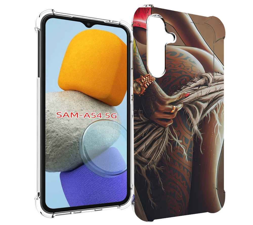 

Чехол MyPads полуголая девушка фотография женский для Samsung Galaxy A54, Tocco
