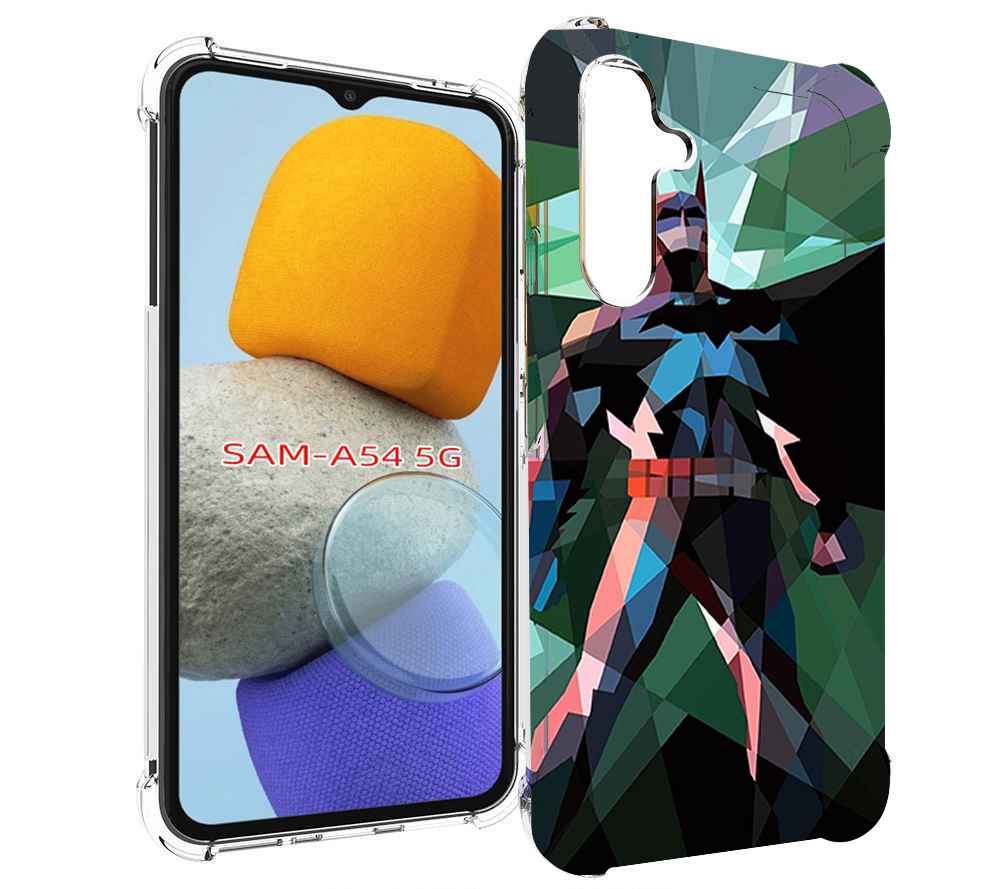 

Чехол MyPads полигональный-бэтмен-арт для Samsung Galaxy A54, Tocco