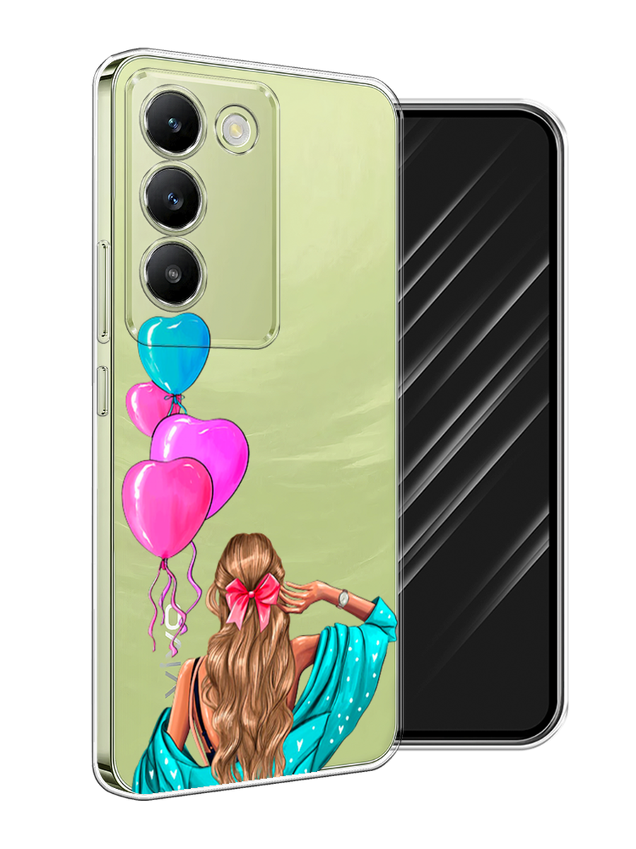 

Чехол Awog на Vivo V30 lite 4G "День Рождения", Голубой;розовый;бежевый, 2610350-1