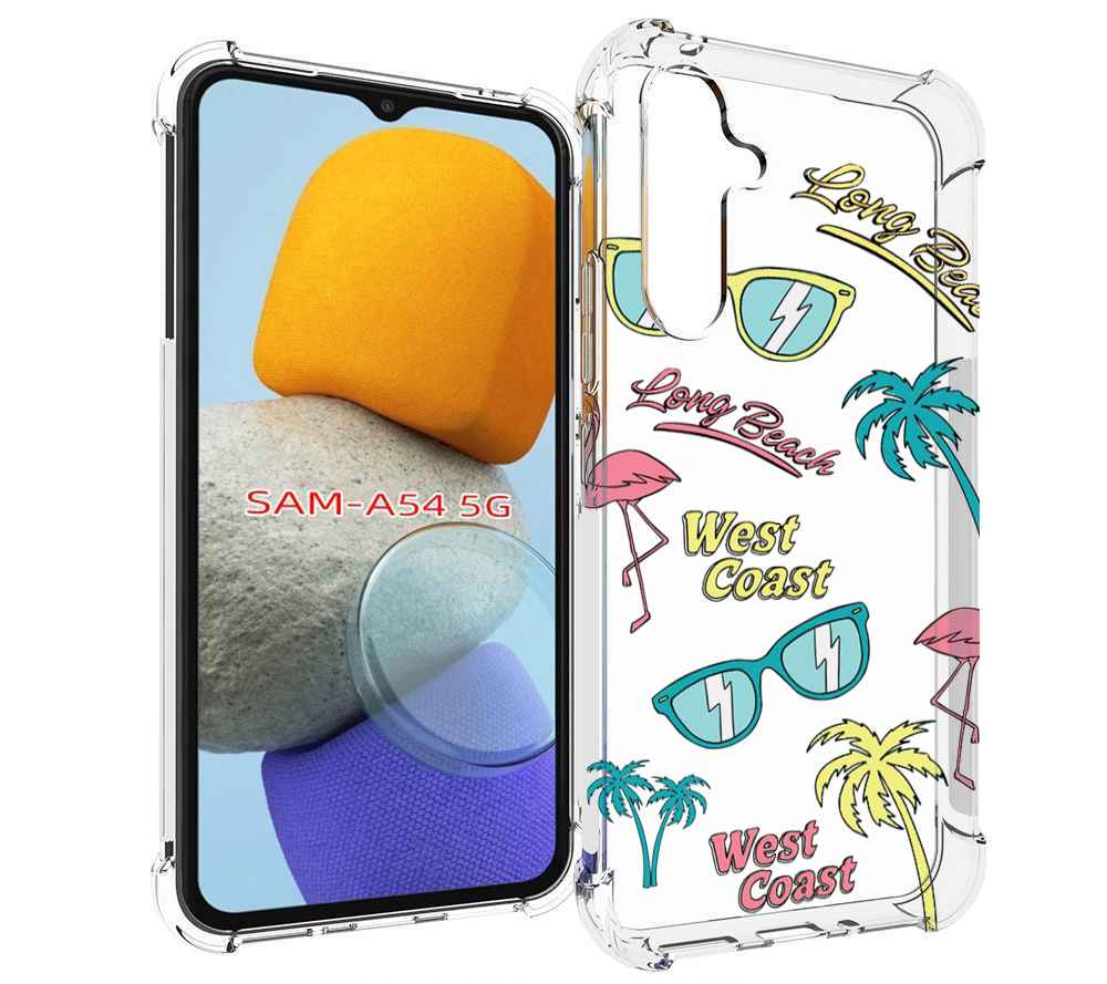 

Чехол MyPads пляжные-декорации для Samsung Galaxy A54, Tocco