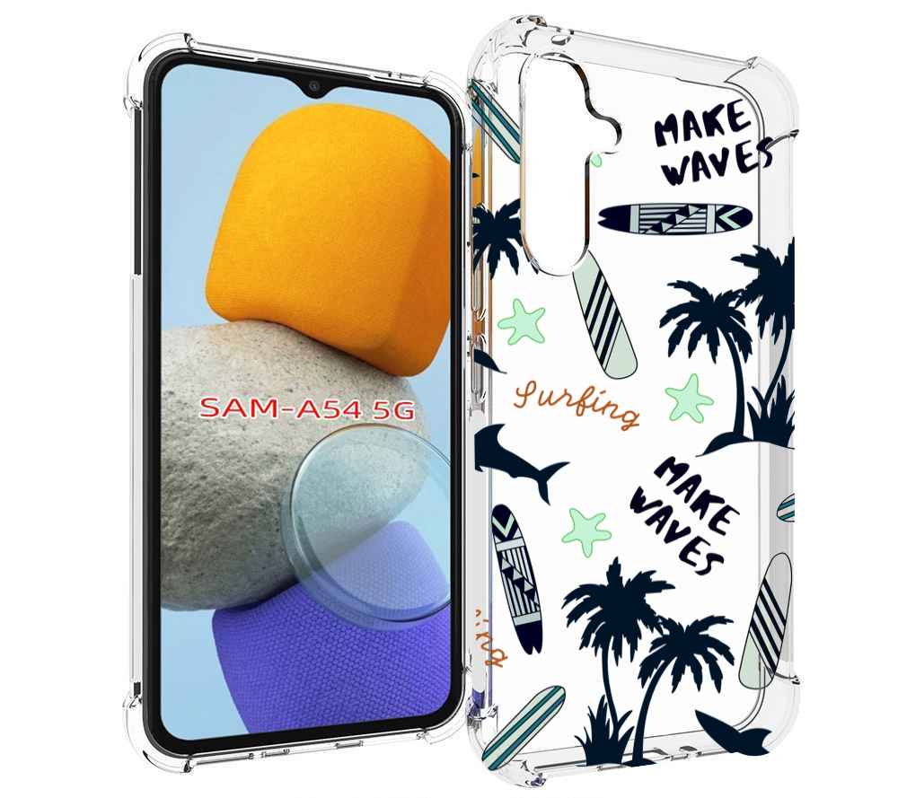 

Чехол MyPads пляжная-тематика для Samsung Galaxy A54, Tocco