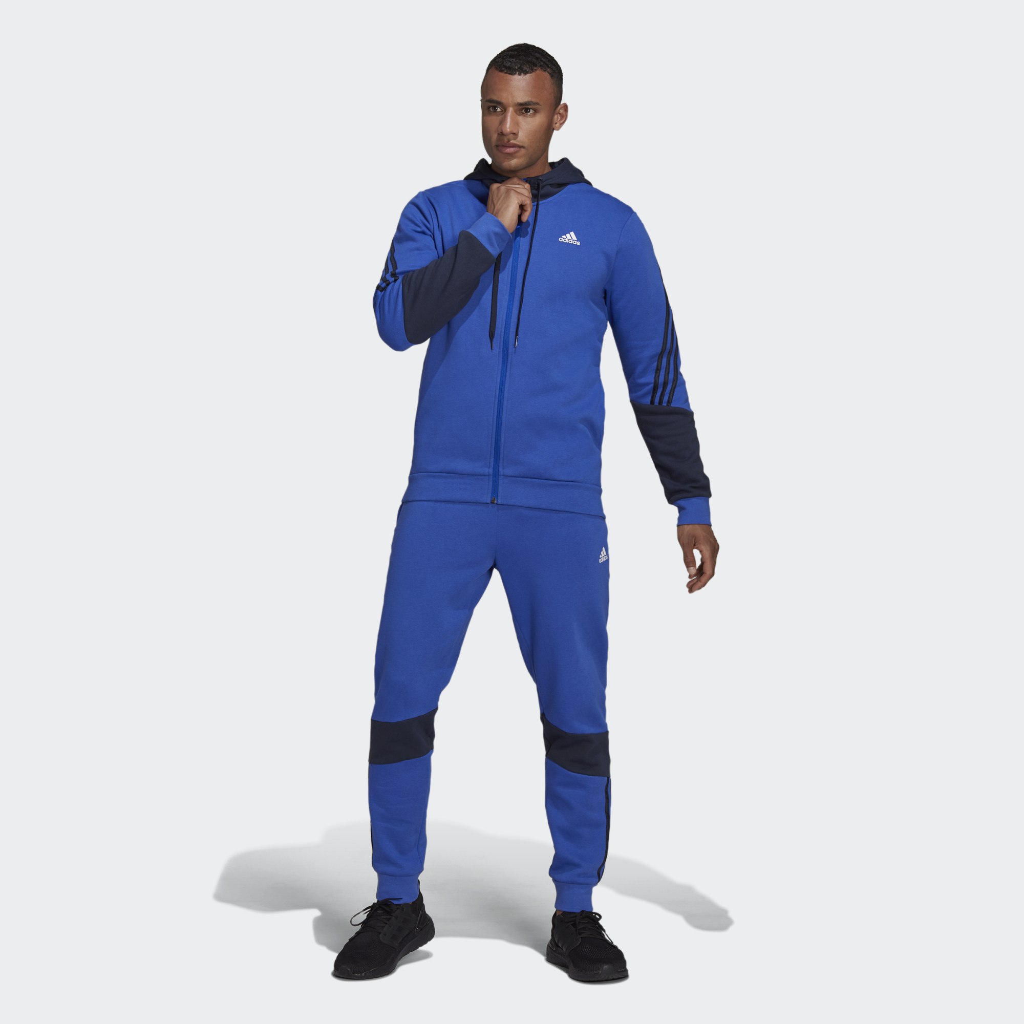 фото Спортивный костюм мужской adidas h42022 синий 2xl