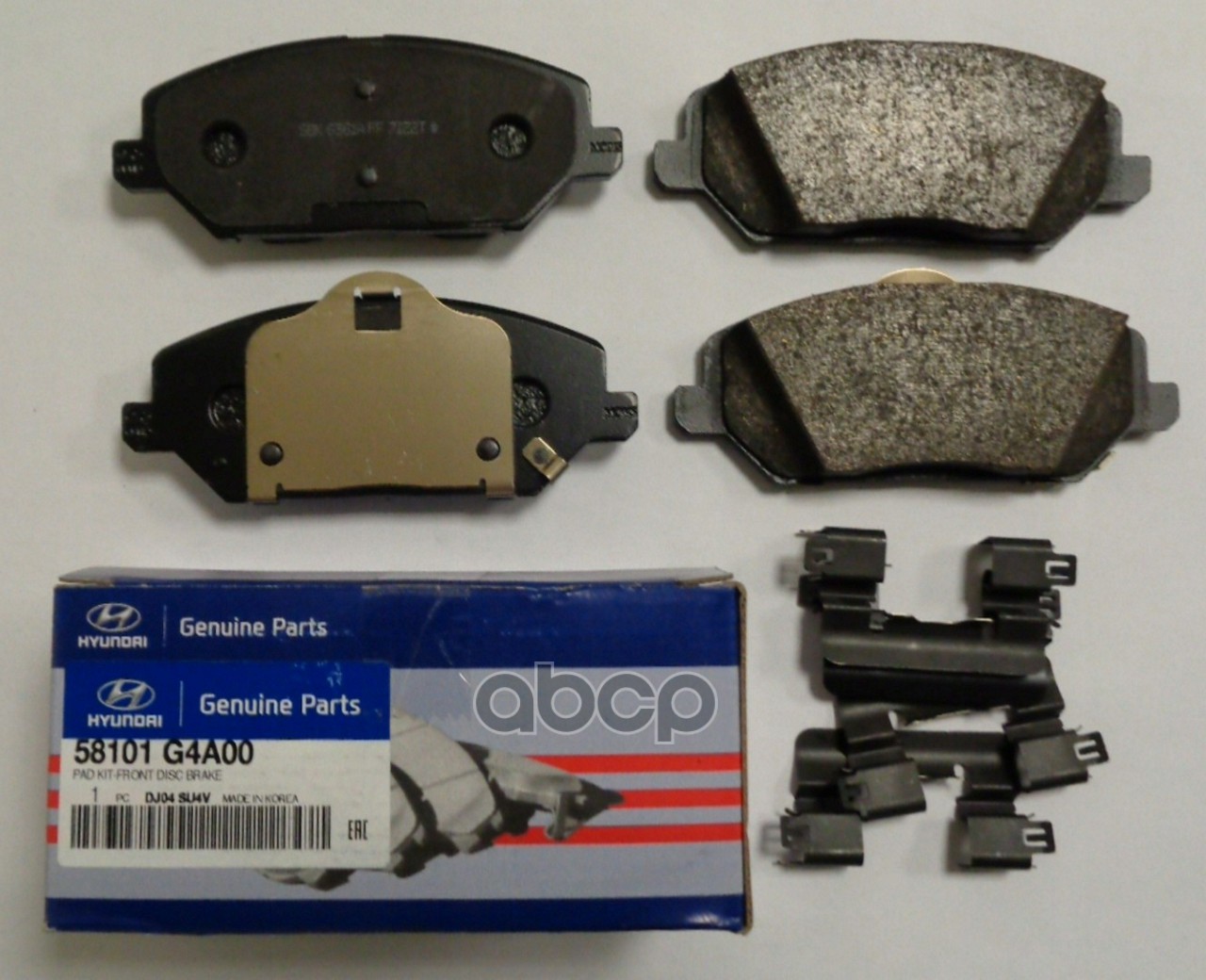 

Монтажный комплект тормозных колодок Hyundai/kia 58101G4A00