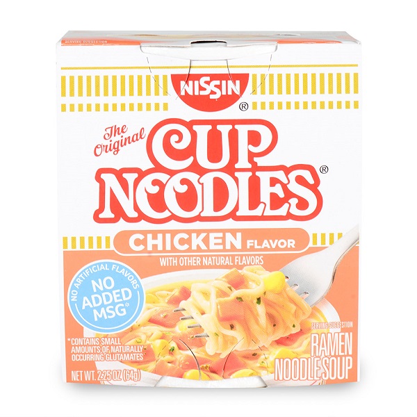 Лапша с курицей, CUP NOODLES, 64 г, США