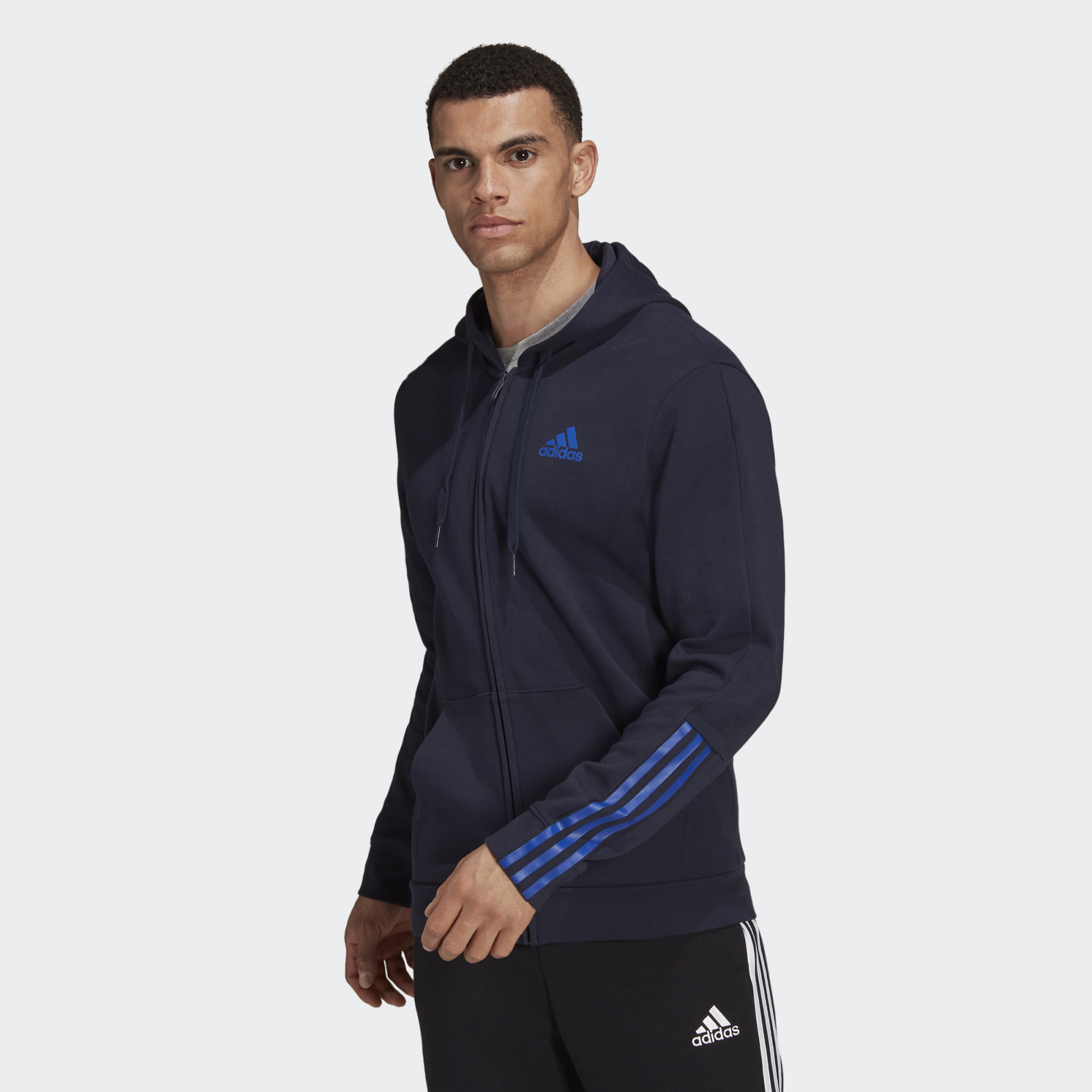 

Толстовка мужская Adidas H12249 синяя S, H12249