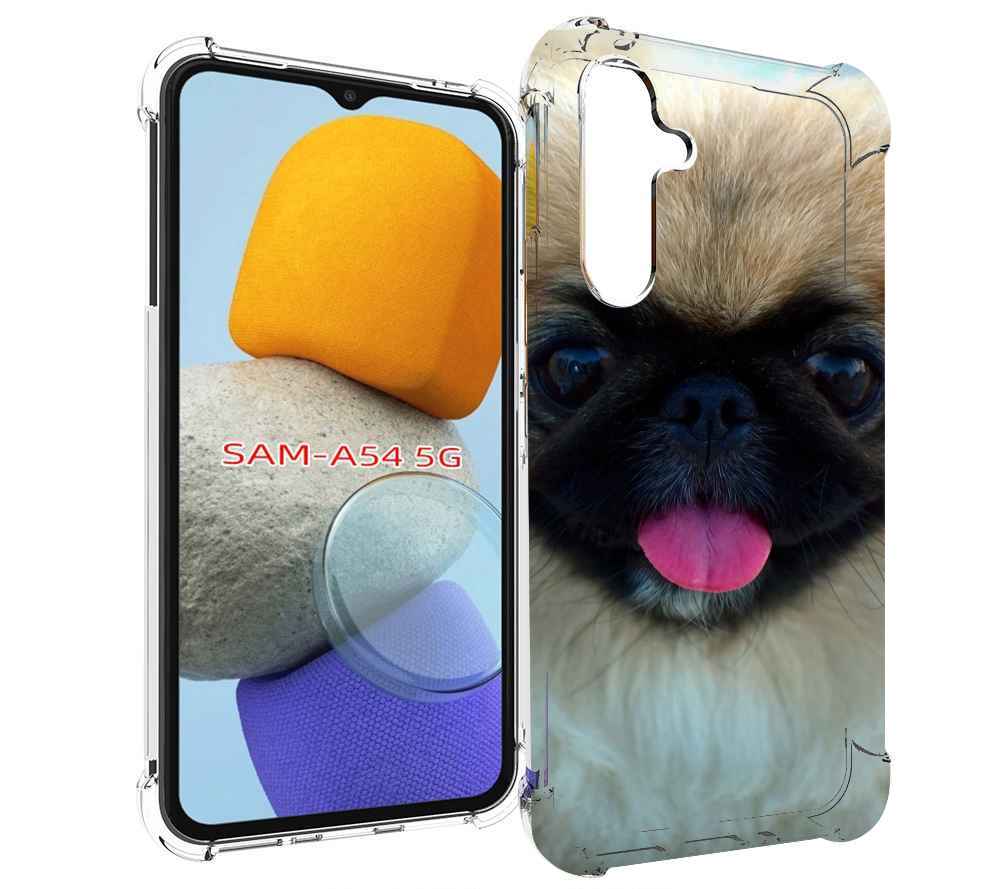 

Чехол MyPads пекинез для Samsung Galaxy A54, Tocco