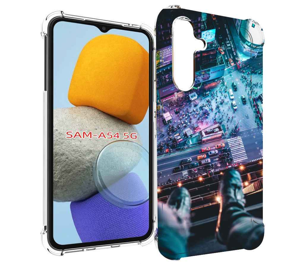 

Чехол MyPads парень на крыше для Samsung Galaxy A54, Tocco