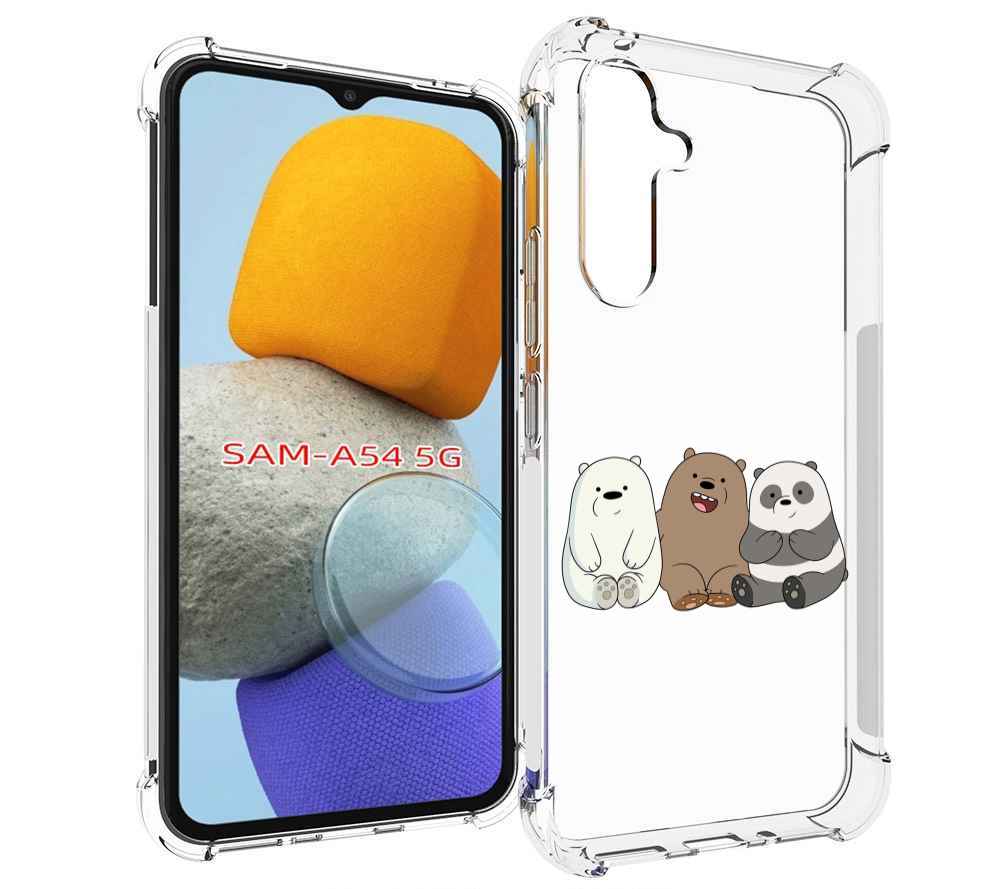 

Чехол MyPads панды детский для Samsung Galaxy A54, Tocco