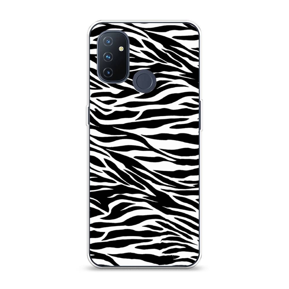 

Чехол Awog на OnePlus Nord N100 / ВанПлас Nord N100 "Принт зебра", Белый;серый;черный, 152450-7