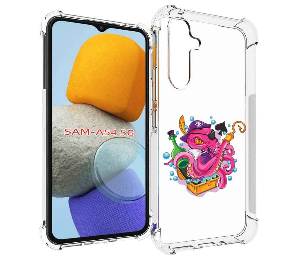 

Чехол MyPads осьминог пират детский для Samsung Galaxy A54, Tocco