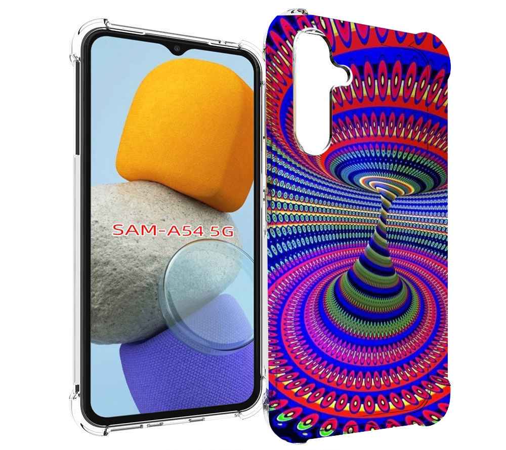 

Чехол MyPads оптическая иллюзия для Samsung Galaxy A54, Tocco