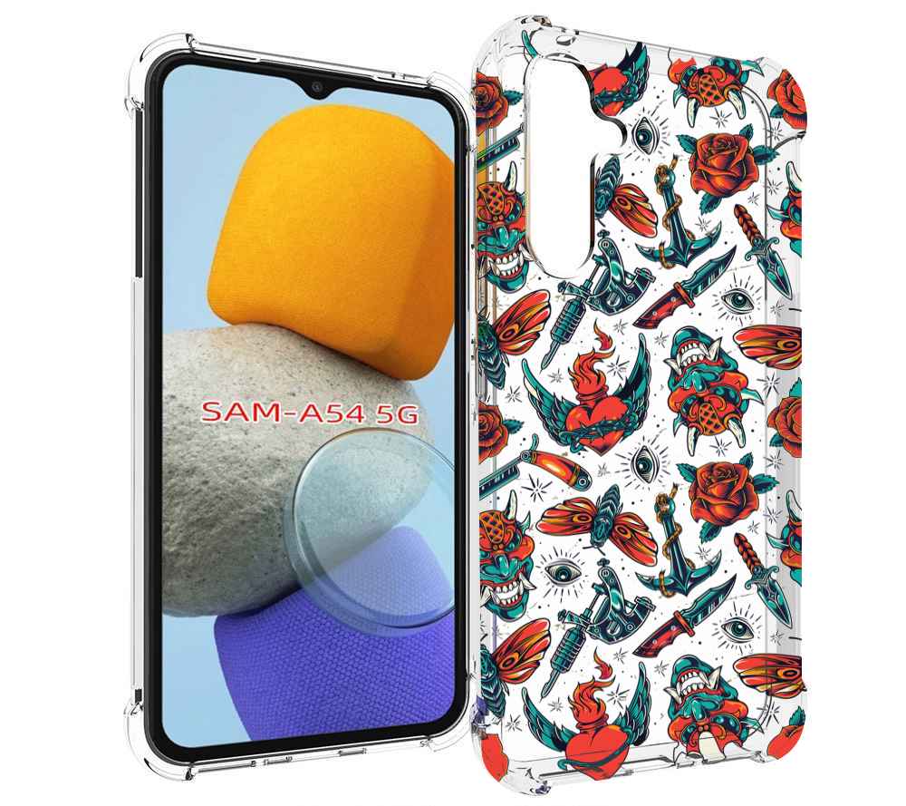 

Чехол MyPads олд-скул-пак для Samsung Galaxy A54, Tocco
