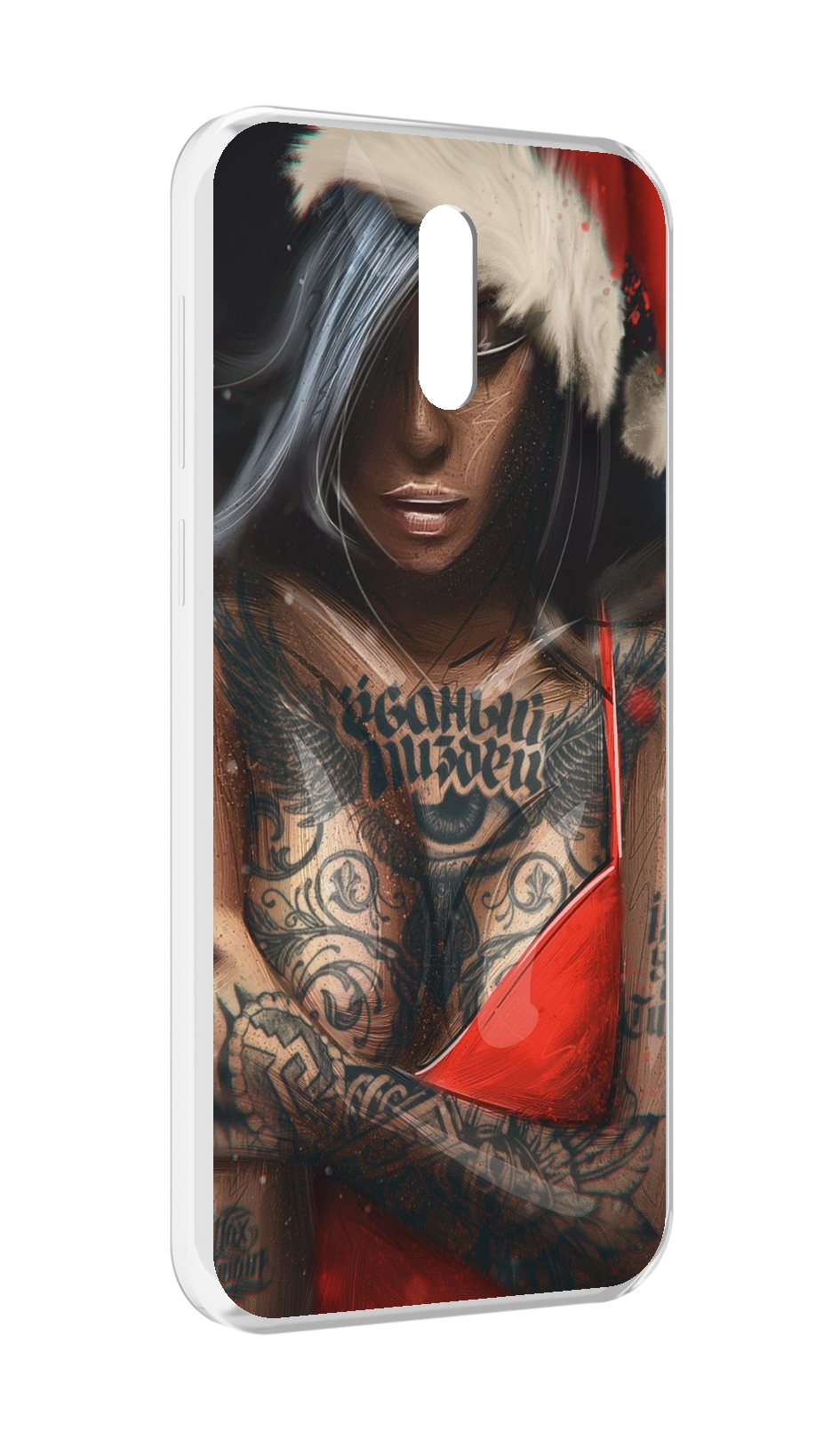 

Чехол MyPads санта-клаус-девушка для Alcatel 3L (2019), Прозрачный, Tocco