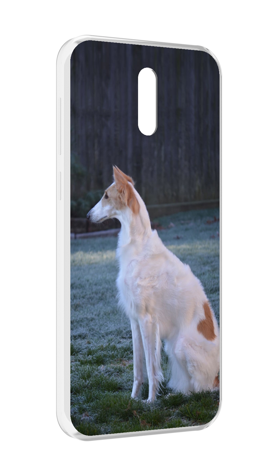 

Чехол MyPads русская псовая борзая для Alcatel 3L (2019), Прозрачный, Tocco
